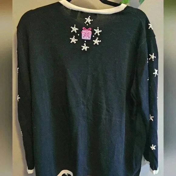 Extra Point by Reference Point Christmas Holiday Cardigan Sweater Plus Size (3x) - Picture 2 of 4